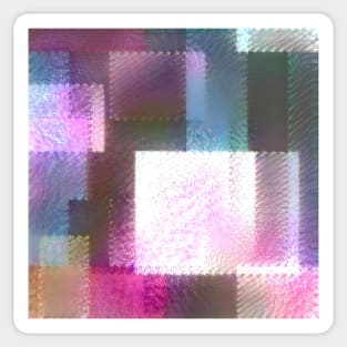 Blurred Squares Sticker